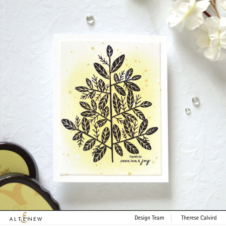 Stamp & Die & Stencil & Embossing Folder Bundle Mistletoe Wreath