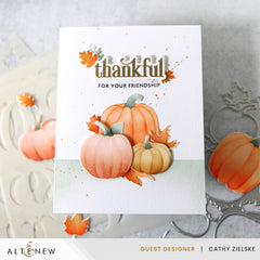 Stamp & Die & Stencil & Embossing Folder Bundle One-Go: Sweet Pumpkins