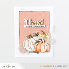 Stamp & Die & Stencil & Embossing Folder Bundle One-Go: Sweet Pumpkins
