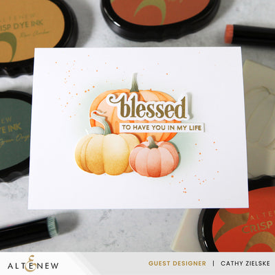 Stamp & Die & Stencil & Embossing Folder Bundle One-Go: Sweet Pumpkins