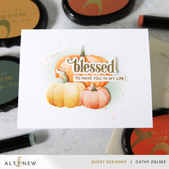Stamp & Die & Stencil & Embossing Folder Bundle One-Go: Sweet Pumpkins