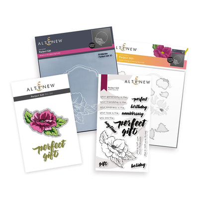 Stamp & Die & Stencil & Embossing Folder Bundle Perfect Gift