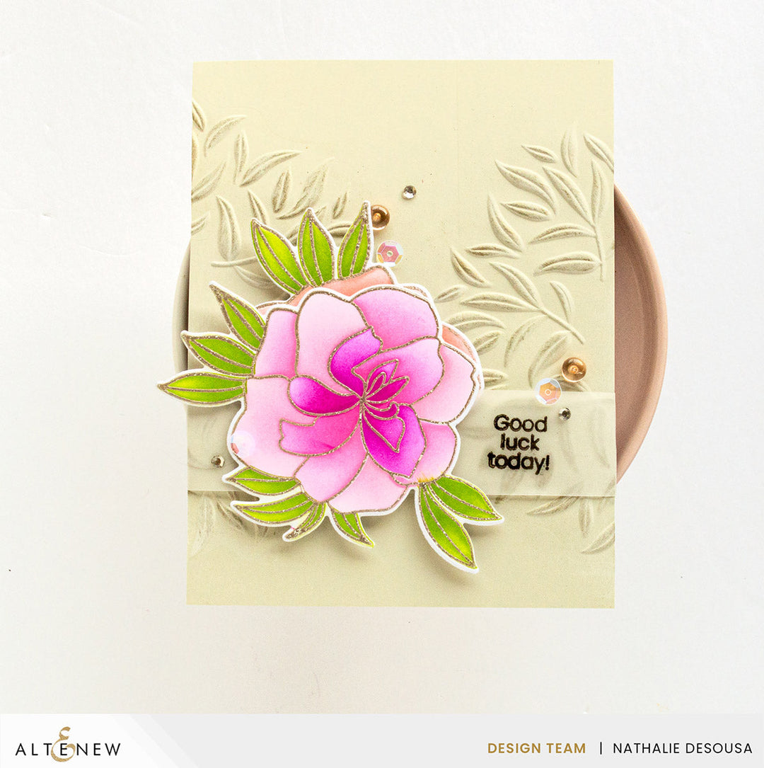 Stamp & Die & Stencil & Embossing Folder Bundle Proud Of You