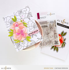 Stamp & Die & Stencil & Embossing Folder Bundle Proud Of You