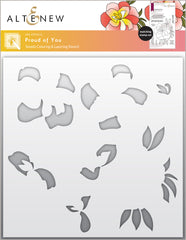 Stamp & Die & Stencil & Embossing Folder Bundle Proud Of You