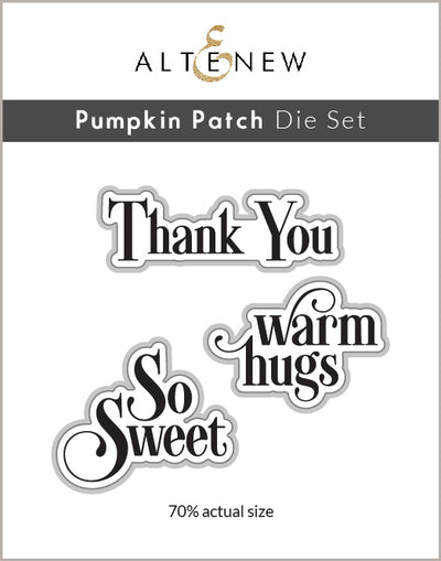 Stamp & Die & Stencil & Embossing Folder Bundle Pumpkin Patch