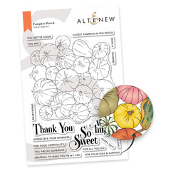 Stamp & Die & Stencil & Embossing Folder Bundle Pumpkin Patch