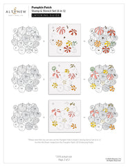 Stamp & Die & Stencil & Embossing Folder Bundle Pumpkin Patch
