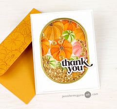 Stamp & Die & Stencil & Embossing Folder Bundle Pumpkin Patch