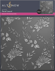 Stamp & Die & Stencil & Embossing Folder Floral Laurel