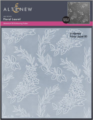 Stamp & Die & Stencil & Embossing Folder Floral Laurel