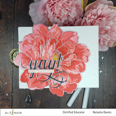 Stamp & Die & Stencil & Hot Foil Plate Bundle Golden Days