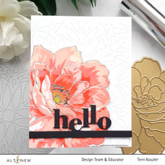 Stamp & Die & Stencil & Hot Foil Plate Bundle Golden Days
