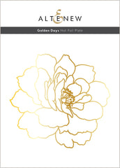 Stamp & Die & Stencil & Hot Foil Plate Bundle Golden Days