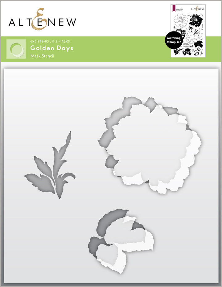 Stamp & Die & Stencil & Hot Foil Plate Bundle Golden Days