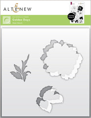 Stamp & Die & Stencil & Hot Foil Plate Bundle Golden Days