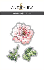 Stamp & Die & Stencil & Hot Foil Plate Bundle Golden Days