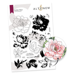 Stamp & Die & Stencil & Hot Foil Plate Bundle Golden Days