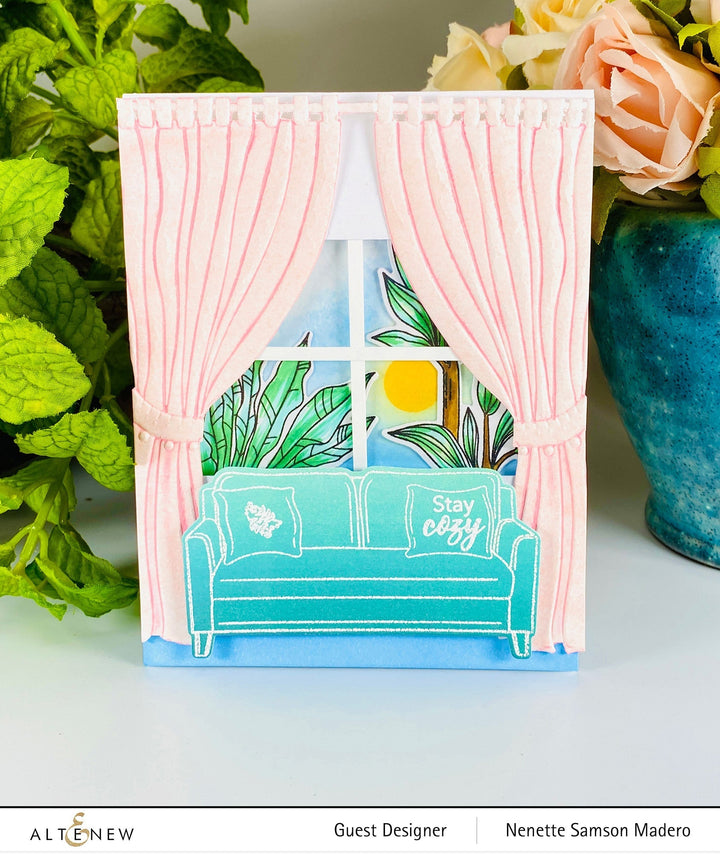 Stamp & Embossing Folder Bundle It's A Feast Stamp Set & Folded Drapes Embossing Folder Bundle