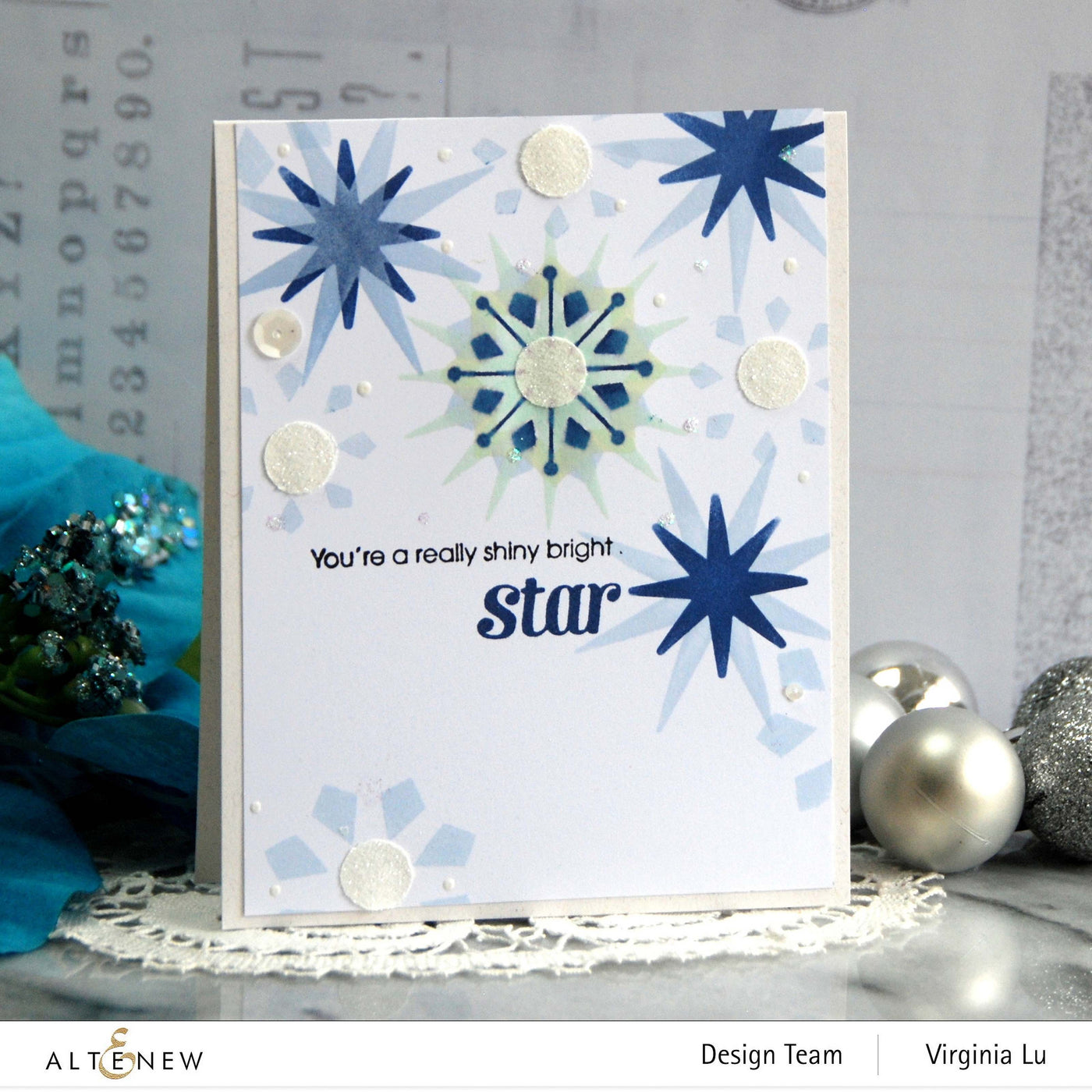 Stamp & Stencil Bundle Fancy Star Builder Stamp & Stencil Bundle