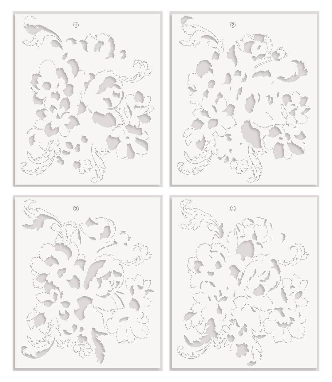 Stamp & Stencil Bundle Flourishing Bouquet