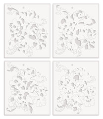 Stamp & Stencil Bundle Flourishing Bouquet