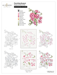 Stamp & Stencil Bundle Flourishing Bouquet