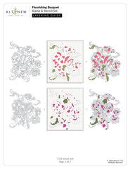Stamp & Stencil Bundle Flourishing Bouquet