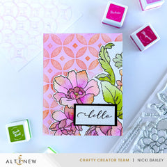 Stamp & Stencil Bundle Flourishing Bouquet