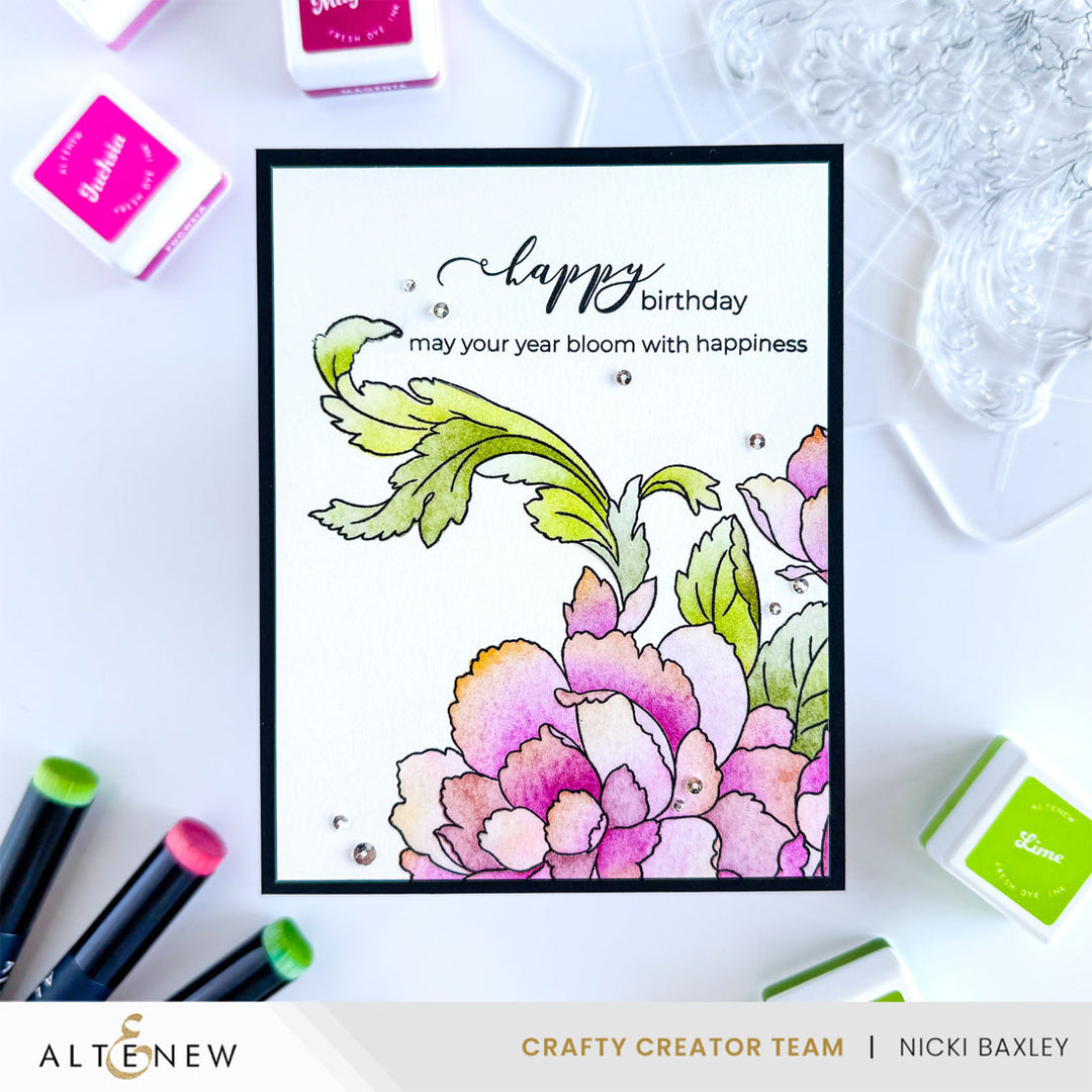 Stamp & Stencil Bundle Flourishing Bouquet