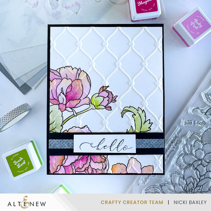 Stamp & Stencil Bundle Flourishing Bouquet