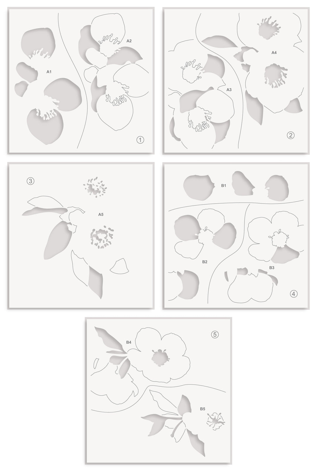 Stamp & Stencil Bundle Lenten Grace