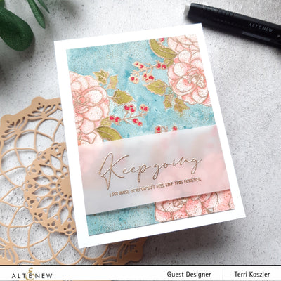 Stamp & Stencil Bundle Paint-A-Flower: Camellia