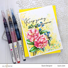 Stamp & Stencil Bundle Paint-A-Flower: Camellia