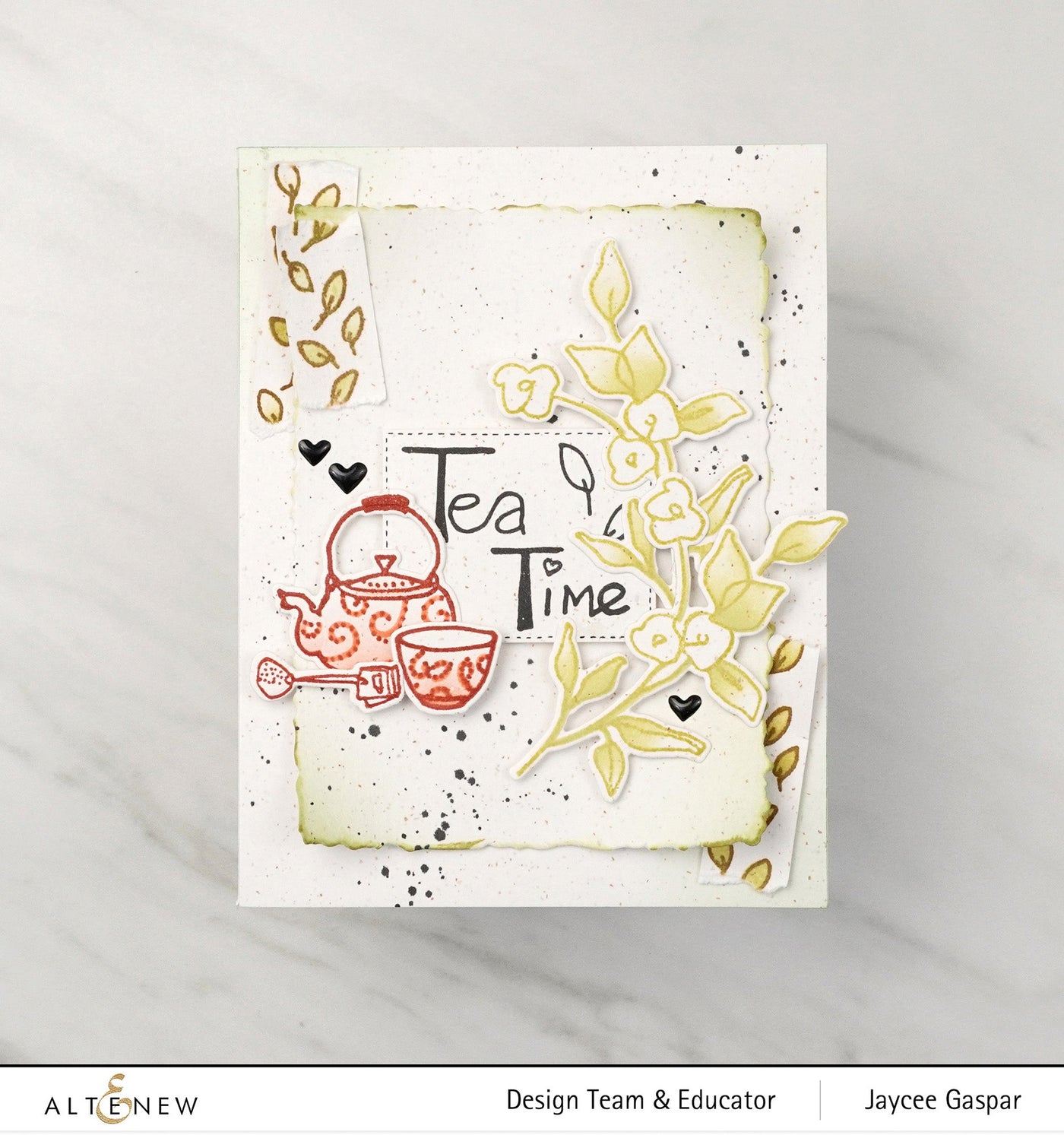 Stamp & Stencil Bundle Tea Time Stamp & Stencil Bundle