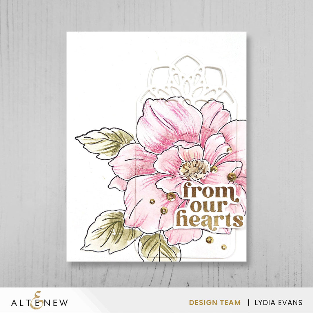Stamp & Stencil Bundle Twin Blooms