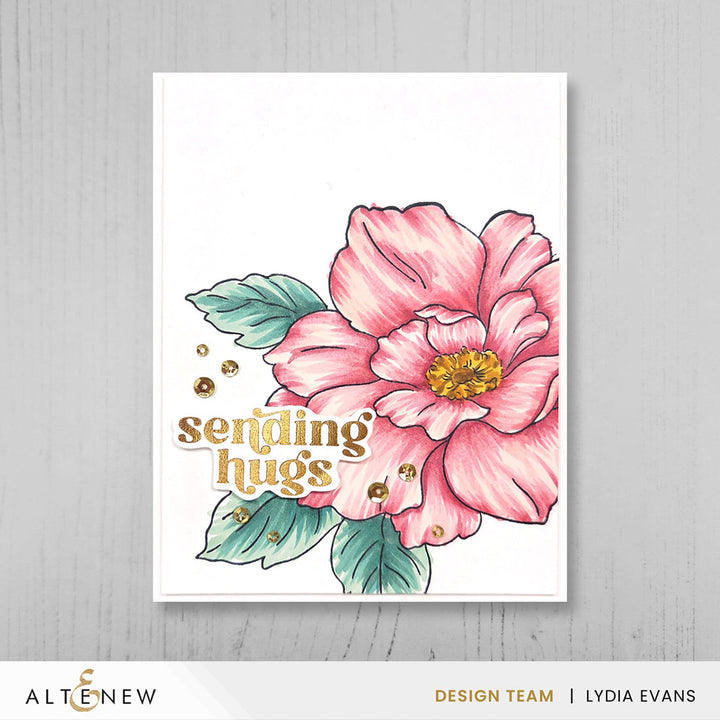 Stamp & Stencil Bundle Twin Blooms