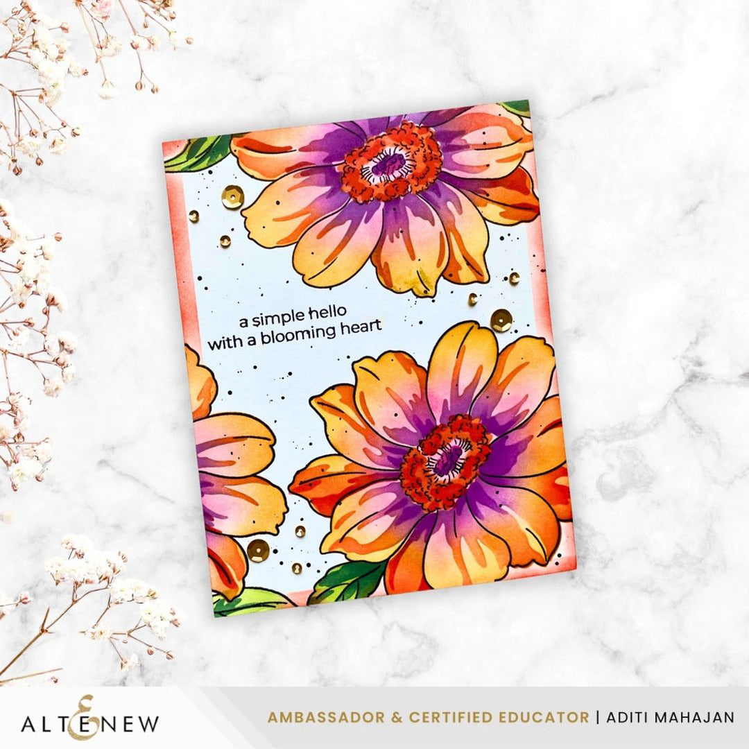 Stamp & Stencil Bundle Twin Blooms