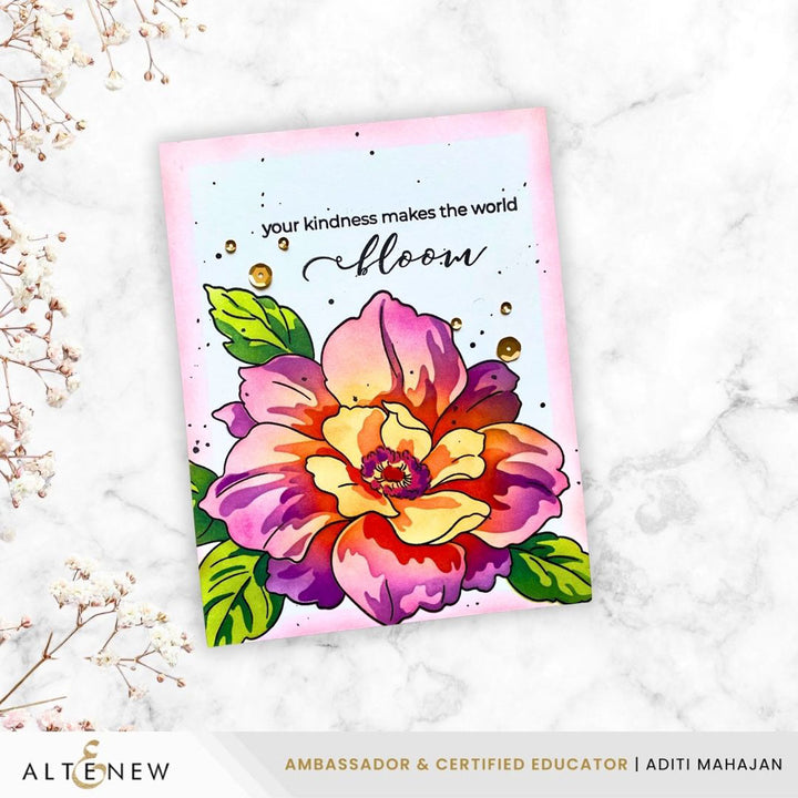 Stamp & Stencil Bundle Twin Blooms