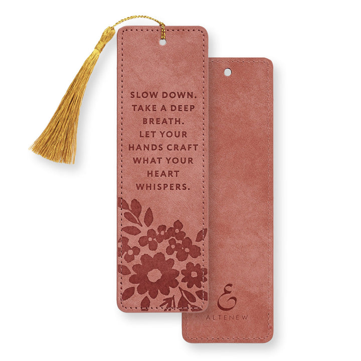 Stationery & Gifts Cozy Comfort 2025 Leather Bookmark