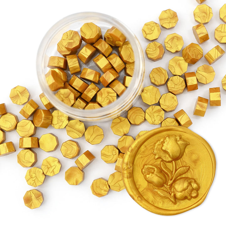 Stationery & Gifts Enchanted Gold Wax Beads