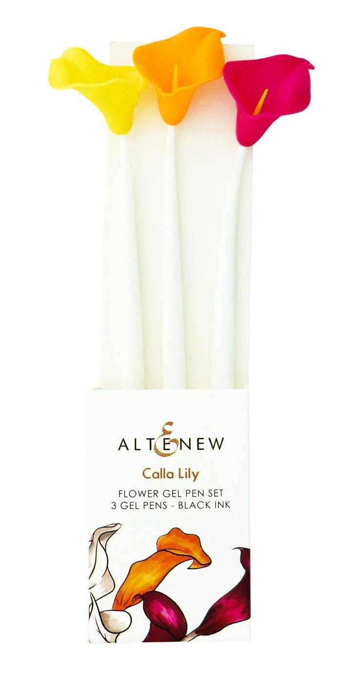 Stationery & Gifts Flower Gel Pen Set - Calla Lily