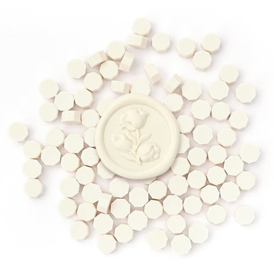 Stationery & Gifts Milky White Wax Beads