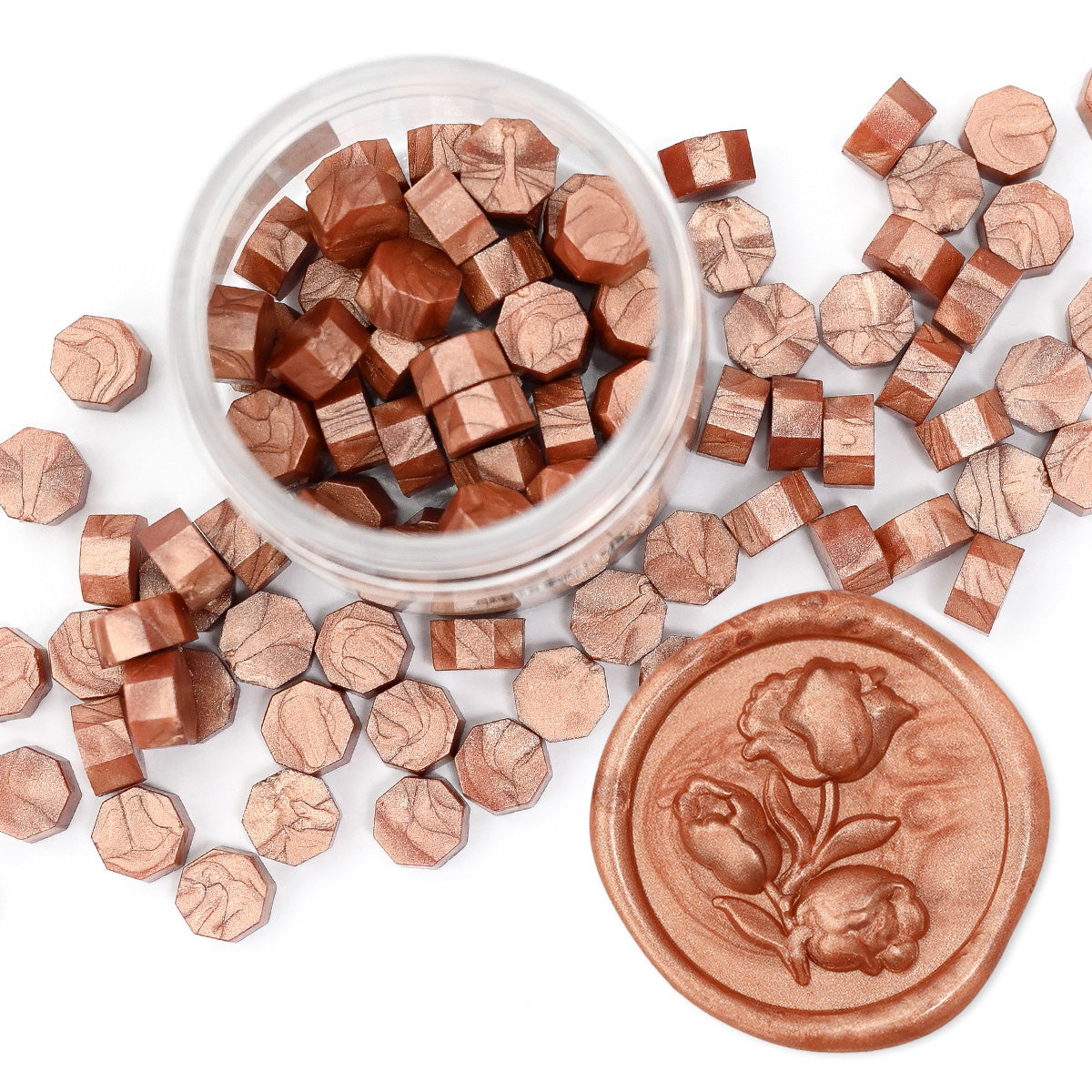 Stationery & Gifts Rose Gold Wax Beads