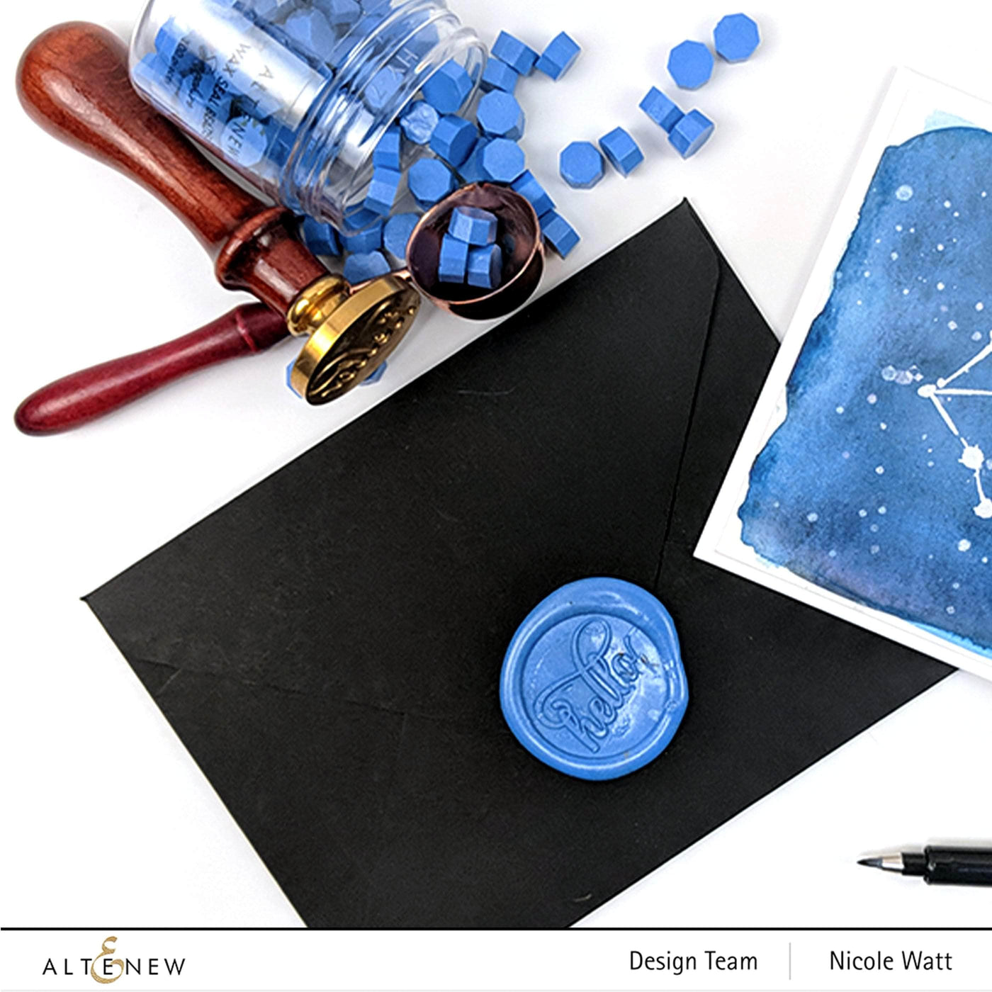 Stationery & Gifts Wax Seal Beads Set - Sapphire