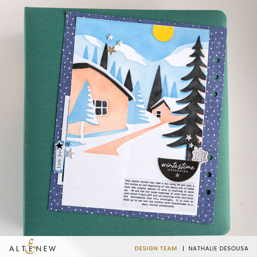 Stencil Abstract Village Builder Stencil Set (4 in 1)