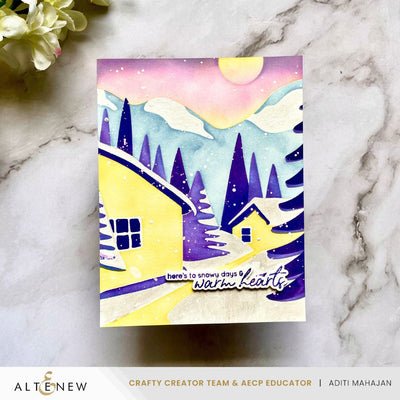 Stencil Abstract Village Builder Stencil Set (4 in 1)