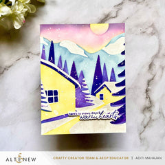 Stencil Abstract Village Builder Stencil Set (4 in 1)