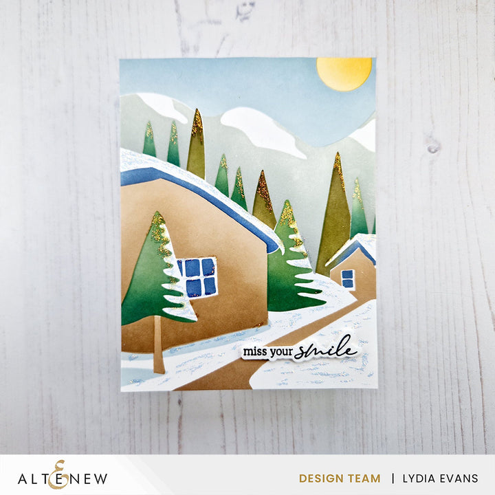 Stencil Abstract Village Builder Stencil Set (4 in 1)