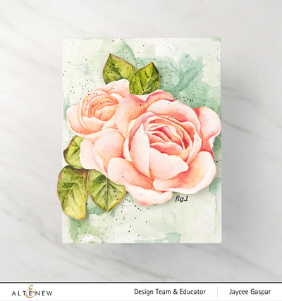 Stencil Ambridge Rose Simple Coloring Stencil Set (4 in 1)